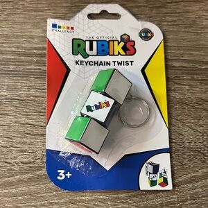 Keychain Twist Puzzle - Green, White, Black